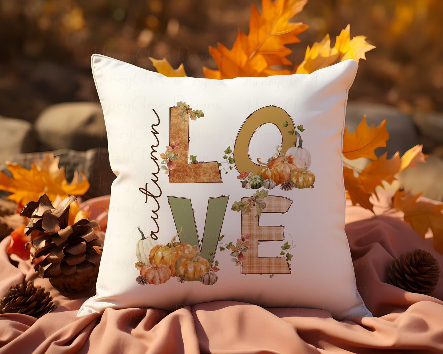 Autumn Love Cushion