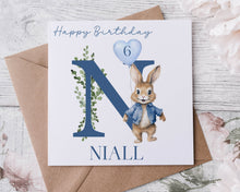 Load image into Gallery viewer, Flopsy bunny birthday card
