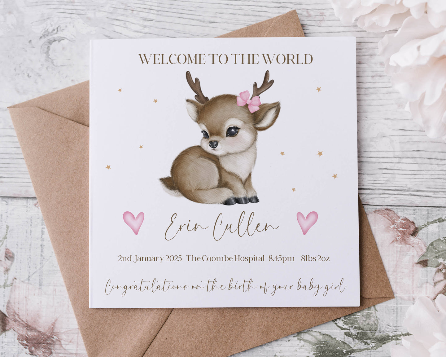 Baby Reindeer Card