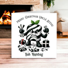 Load image into Gallery viewer, Bah Humbug Christmas Card
