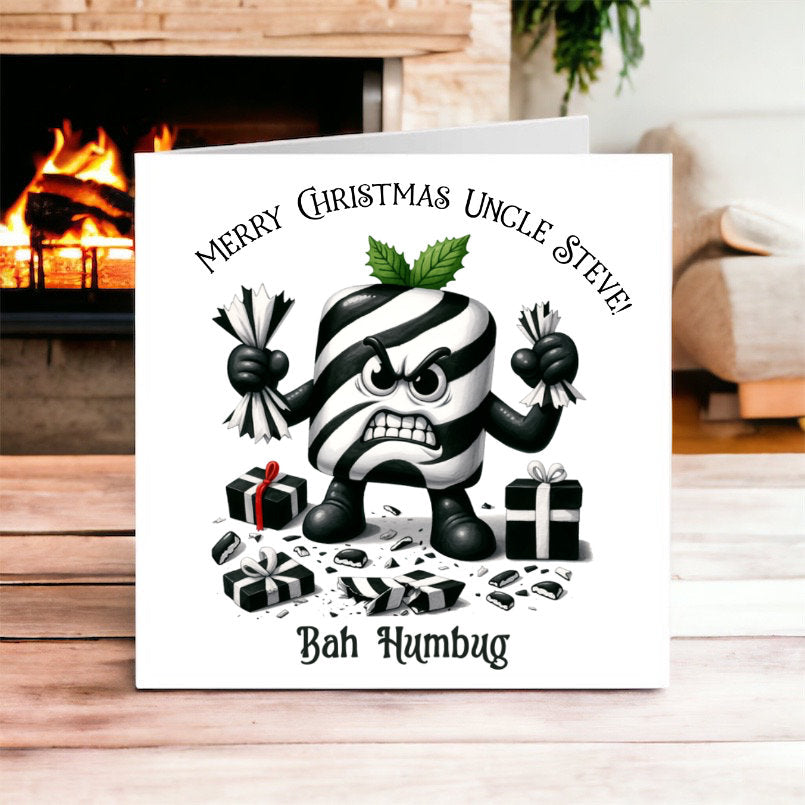 Bah Humbug Christmas Card