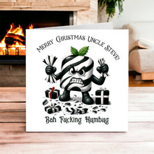 Load image into Gallery viewer, Bah Humbug Christmas Card
