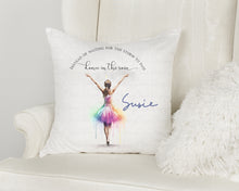 Load image into Gallery viewer, Watercolour Dancer Cushion
