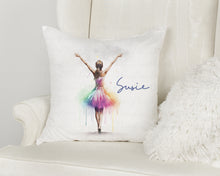 Load image into Gallery viewer, Watercolour Dancer Cushion
