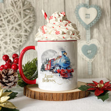 Load image into Gallery viewer, Believe Train Christmas Mug
