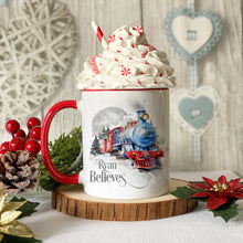 Load image into Gallery viewer, Believe Train Christmas Mug
