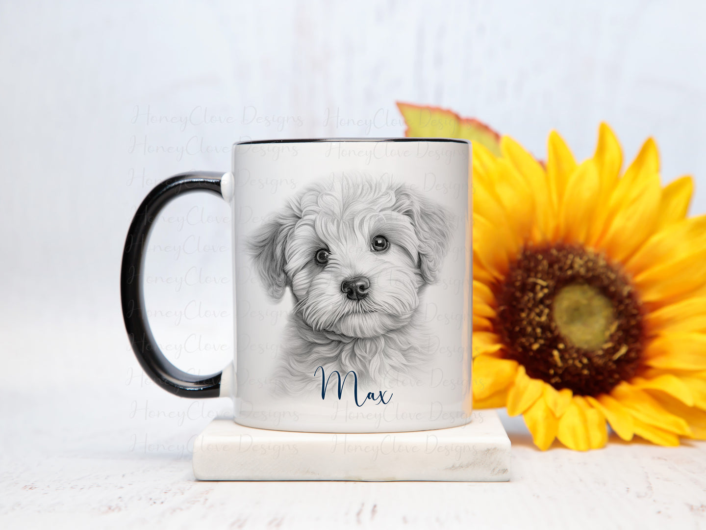 Sketch Design Mug - Bichon