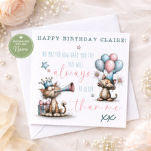 Load image into Gallery viewer, Personalised funny birthday card example

