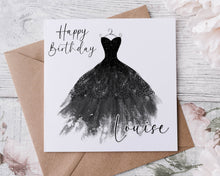 Load image into Gallery viewer, Ball Gown Dress - Birthday Card
