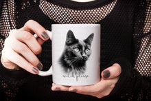 Load image into Gallery viewer, Sketch Design - Black Cat Mug
