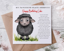 Load image into Gallery viewer, Black Sheep Birthday Card
