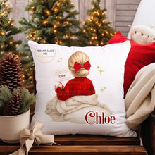 Load image into Gallery viewer, Nice List Girl Cushion
