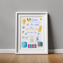 Load image into Gallery viewer, First Day of School 2025 A4 UNFRAMED
