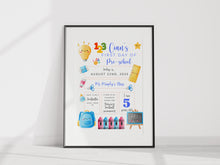 Load image into Gallery viewer, First Day of School 2025 A4 UNFRAMED
