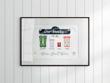 Load image into Gallery viewer, Boot Family A4 Unframed Print!!!!
