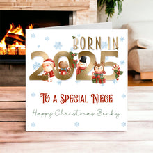Load image into Gallery viewer, Born in 2025 Christmas Card
