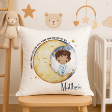 Load image into Gallery viewer, Boy on the Moon Cushion
