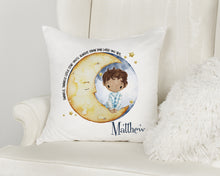 Load image into Gallery viewer, Boy on the Moon Cushion
