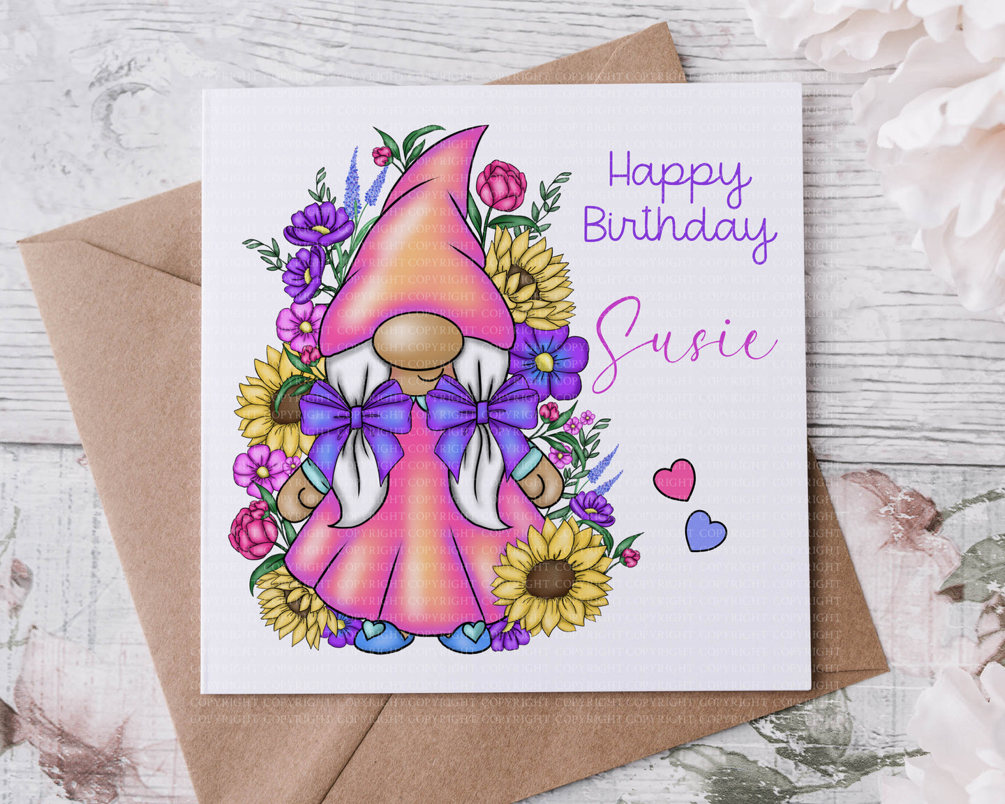 Birthday Card  - Bright Girl Gonk