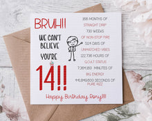 Load image into Gallery viewer, Special Birthday Dates Slang Card
