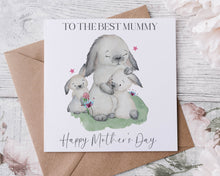 Load image into Gallery viewer, Mummy &amp; Bunnies - Mothers Day Card
