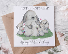 Load image into Gallery viewer, Mummy &amp; Bunnies - Mothers Day Card
