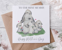 Load image into Gallery viewer, Mummy &amp; Bunnies - Mothers Day Card
