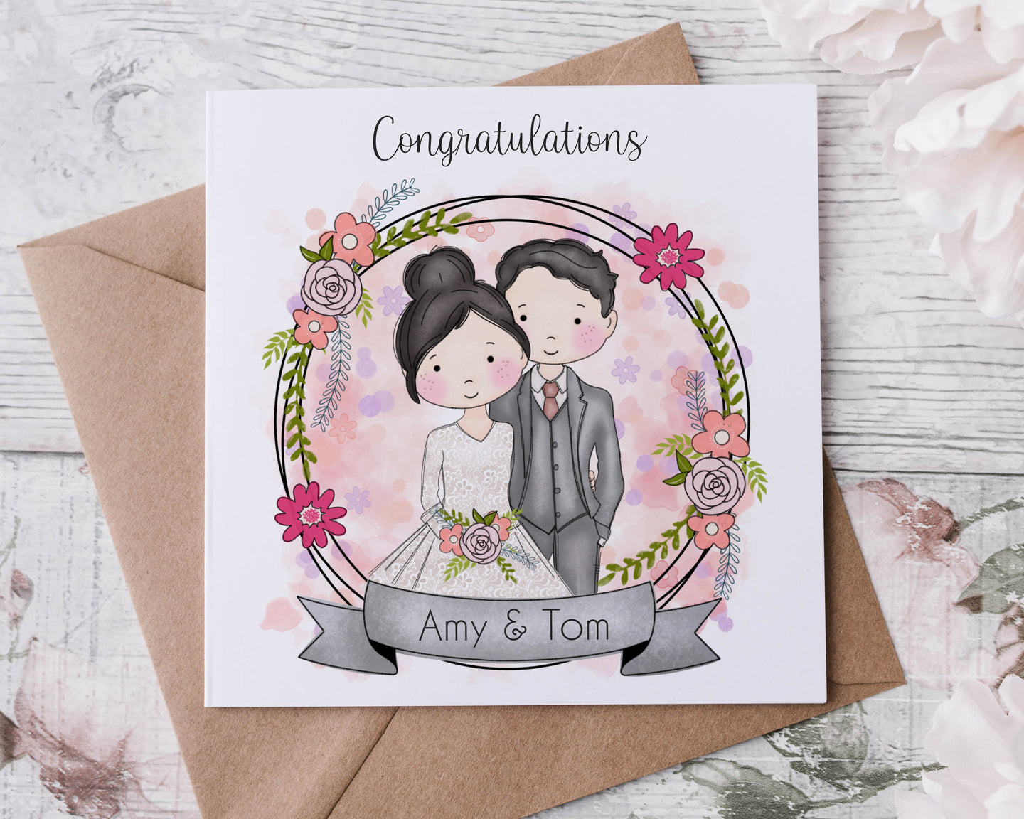 Wedding Character Greeting Card