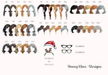 Load image into Gallery viewer, Chibi Best Friends Christmas Hanging Decoration
