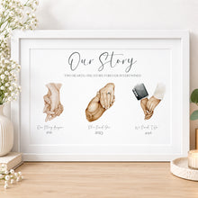 Load image into Gallery viewer, "Our Story" Unframed A4 or A3 Print
