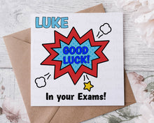 Load image into Gallery viewer, Good luck card  - Comic Design
