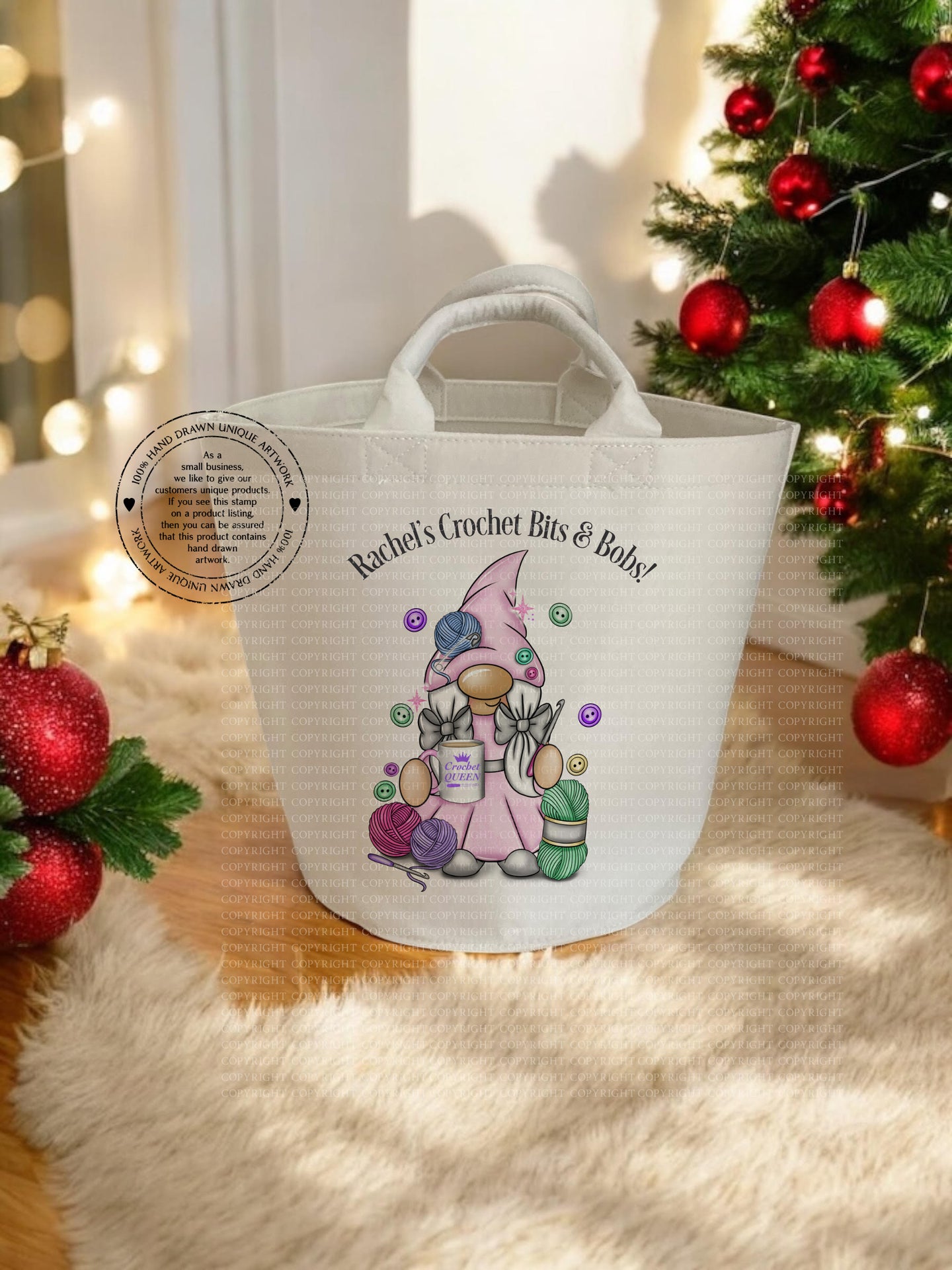 Felt Trug - Crochet stuff