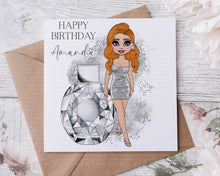 Load image into Gallery viewer, Perfume Diamond Birthday Card
