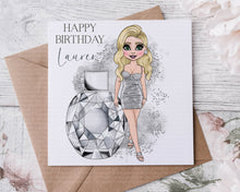 Load image into Gallery viewer, Perfume Diamond Birthday Card
