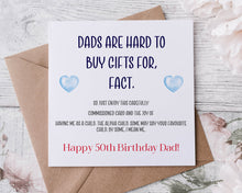 Load image into Gallery viewer, Difficult Dad Birthday Card
