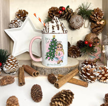 Load image into Gallery viewer, Just a Girl Who Loves Christmas Mug  - Pink Jumper
