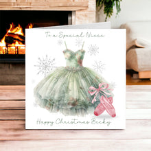Load image into Gallery viewer, Ballet Dancer Christmas Card
