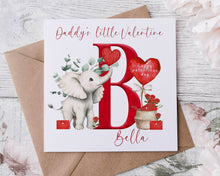 Load image into Gallery viewer, Mummy/ Daddy&#39;s little valentine card
