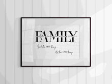 Load image into Gallery viewer, Name Splice Frame - Family/ Mum/Mam/Nana
