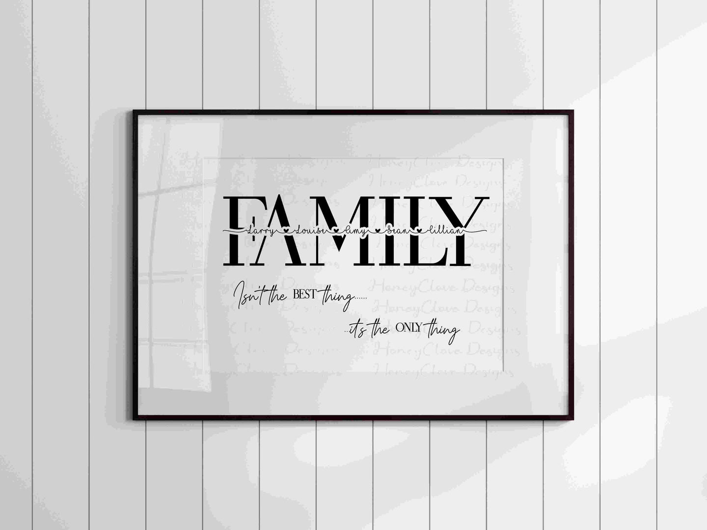 Name Splice Frame - Family/ Mum/Mam/Nana