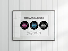 Load image into Gallery viewer, Family Greatest Hits Vinyl Print
