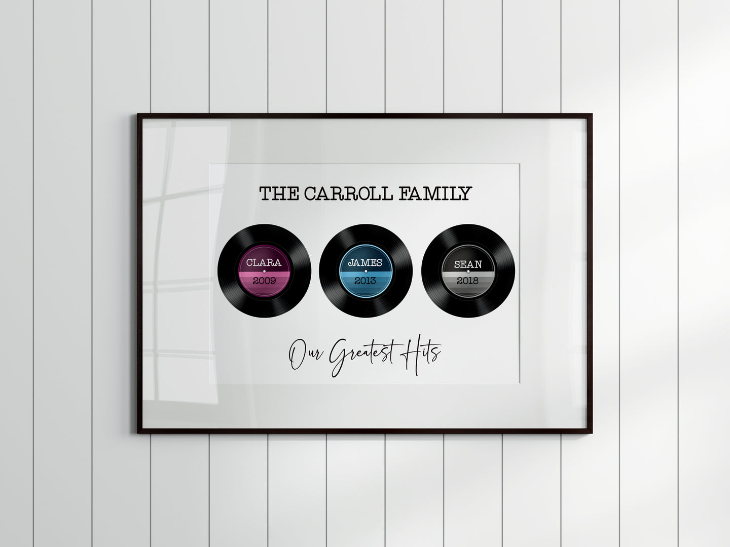 Family Greatest Hits Vinyl Print