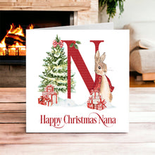 Load image into Gallery viewer, Flopsy Red Bunny- Christmas Card
