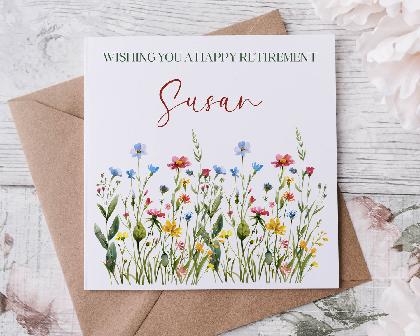 Floral - Retirement Card