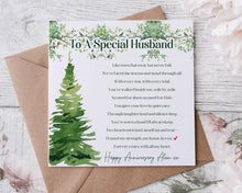 Load image into Gallery viewer, Sentimental Anniversary Poem Card
