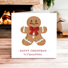 Load image into Gallery viewer, Gingerbread Christmas Card
