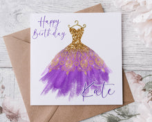 Load image into Gallery viewer, Ball Gown Dress - Debs/Prom Card
