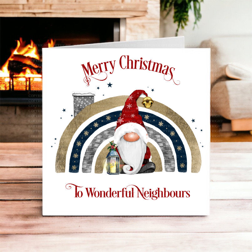 Neighbours Gonk Christmas Card