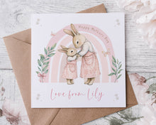 Load image into Gallery viewer, Mothers Day Card - Mummy Bunny
