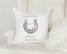 Load image into Gallery viewer, Horseshoe Wedding Cushion- 2 Colours
